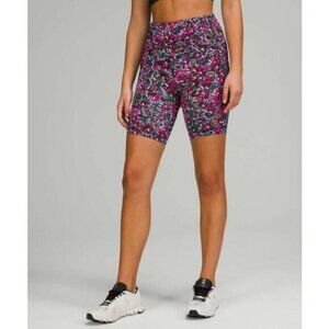 Lululemon Swift Speed High-Rise Short 8" In Floral Electric Multi Size 2